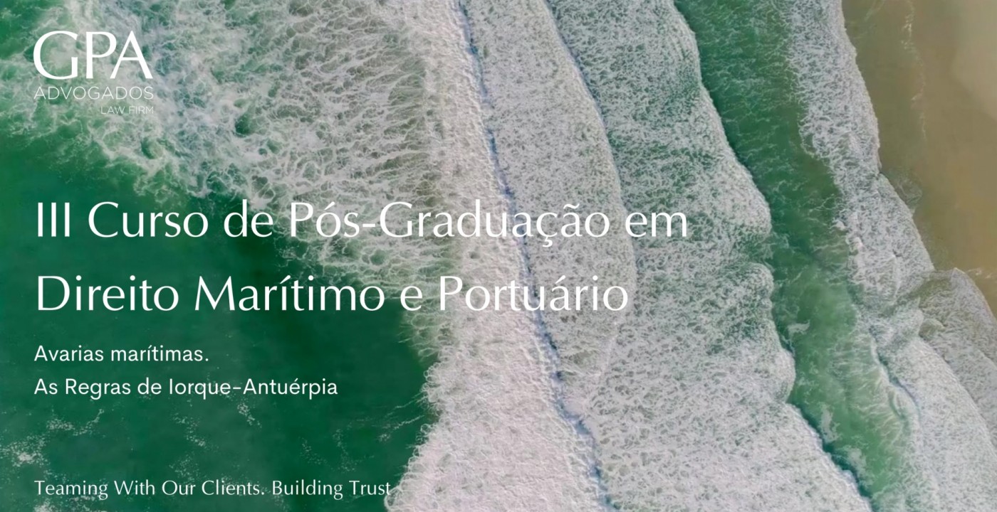 Francisco Rodrigues Rocha lecciona sessão sobre os temas Avarias Marítimas. As Regras de Iorque-Antuérpia.