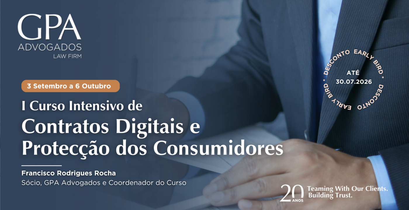 Sócio da GPA coordena o I Curso Intensivo de Contratos Digitais e Protecção dos Consumidores 