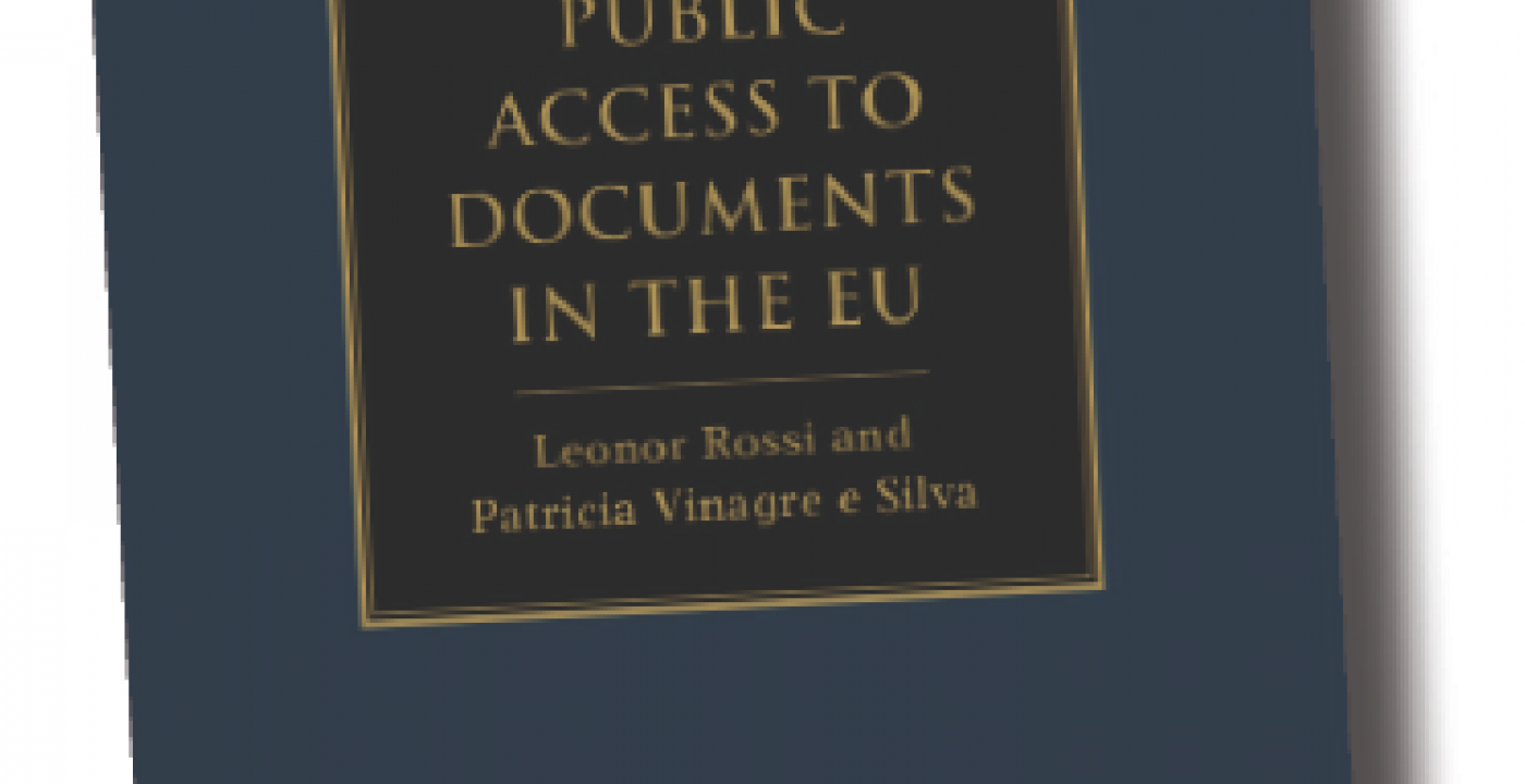 O Acesso Público a Documentos na União Europeia – lançamento de livro - 23 de Maio