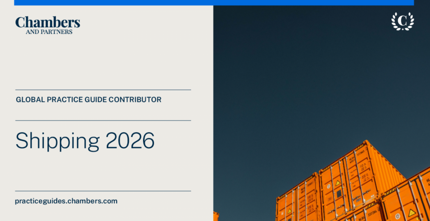 Partner of GPA contributes a chapter to the Shipping 2026 Global Practice Guide published by Chambers and Partners