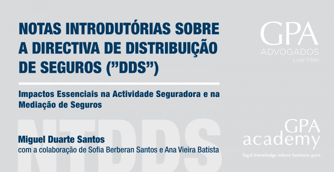 Diretiva de Distribuição de Seguros em livro