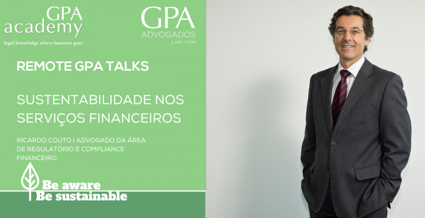 GPA TALK virtual sobre sustentabilidade nos serviços financeiros