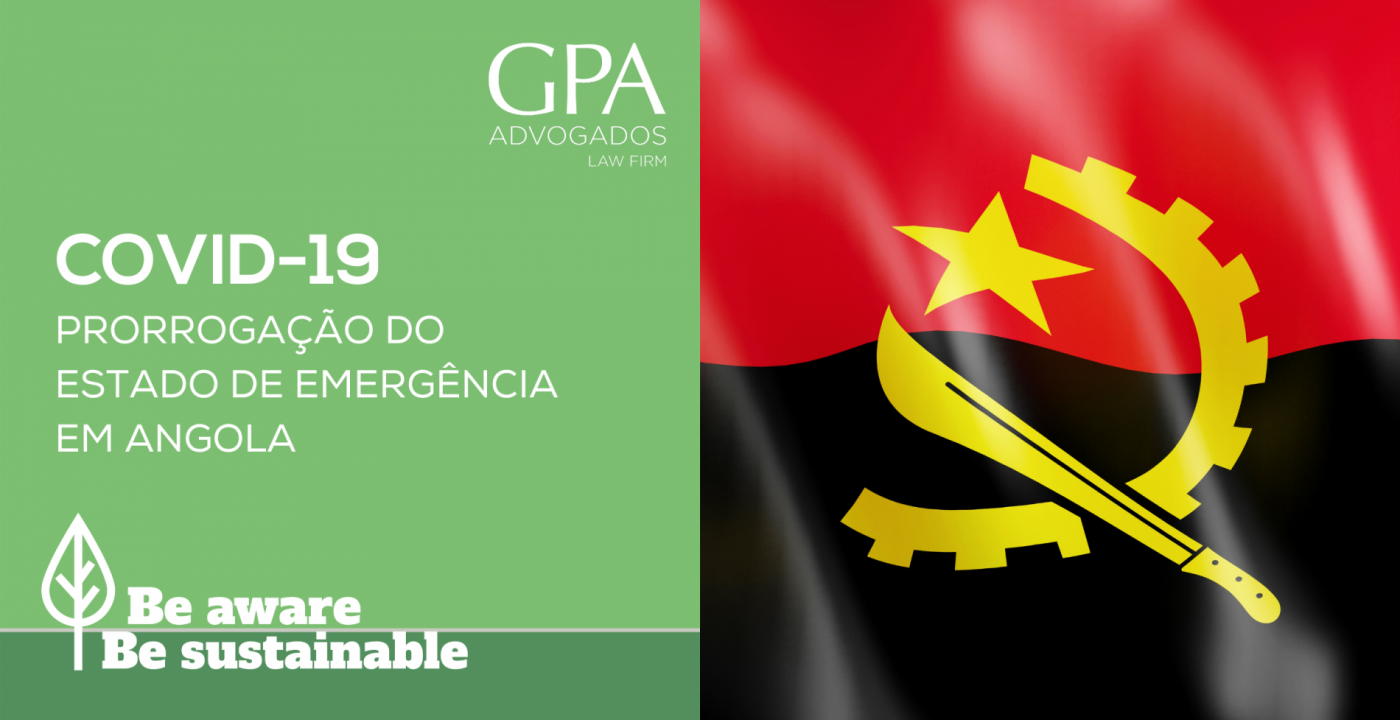 News Flash - Prorrogação do Estado de Emergência em Angola no âmbito do Covid-19