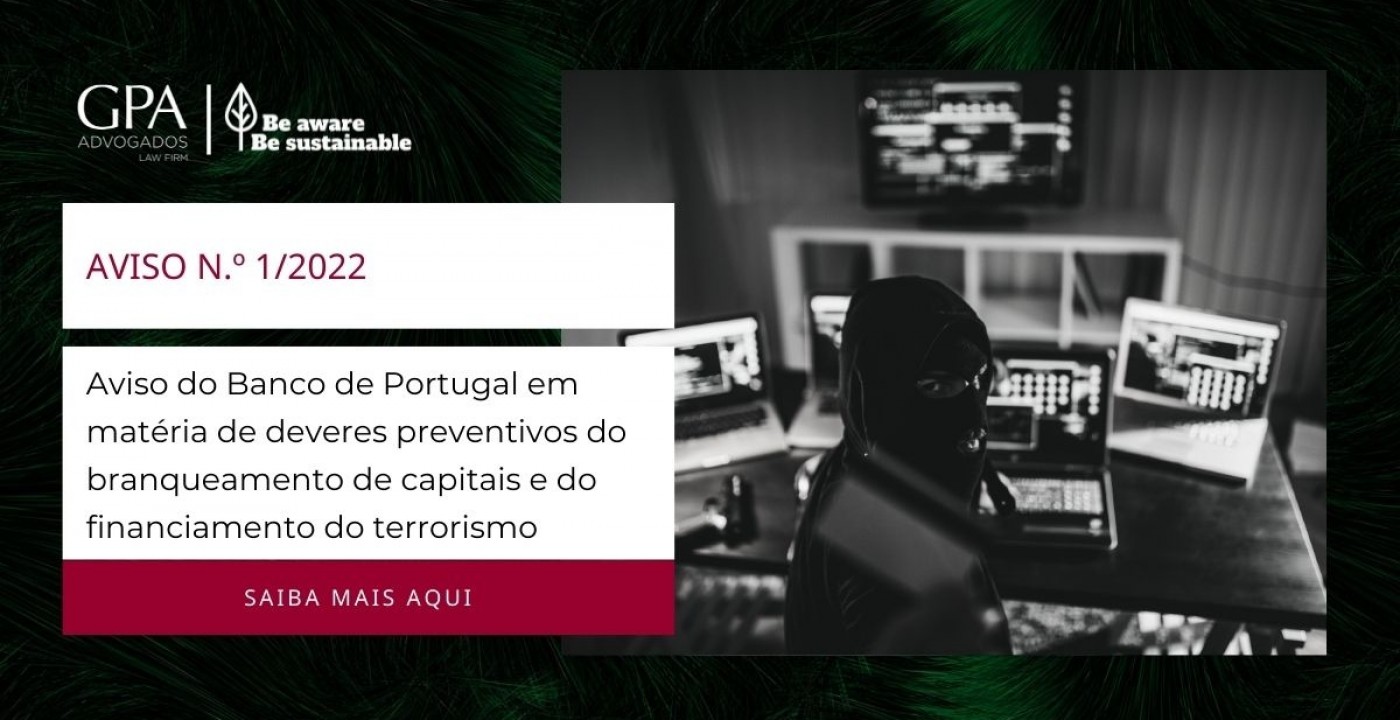 Banco de Portugal emite novo aviso sobre AML