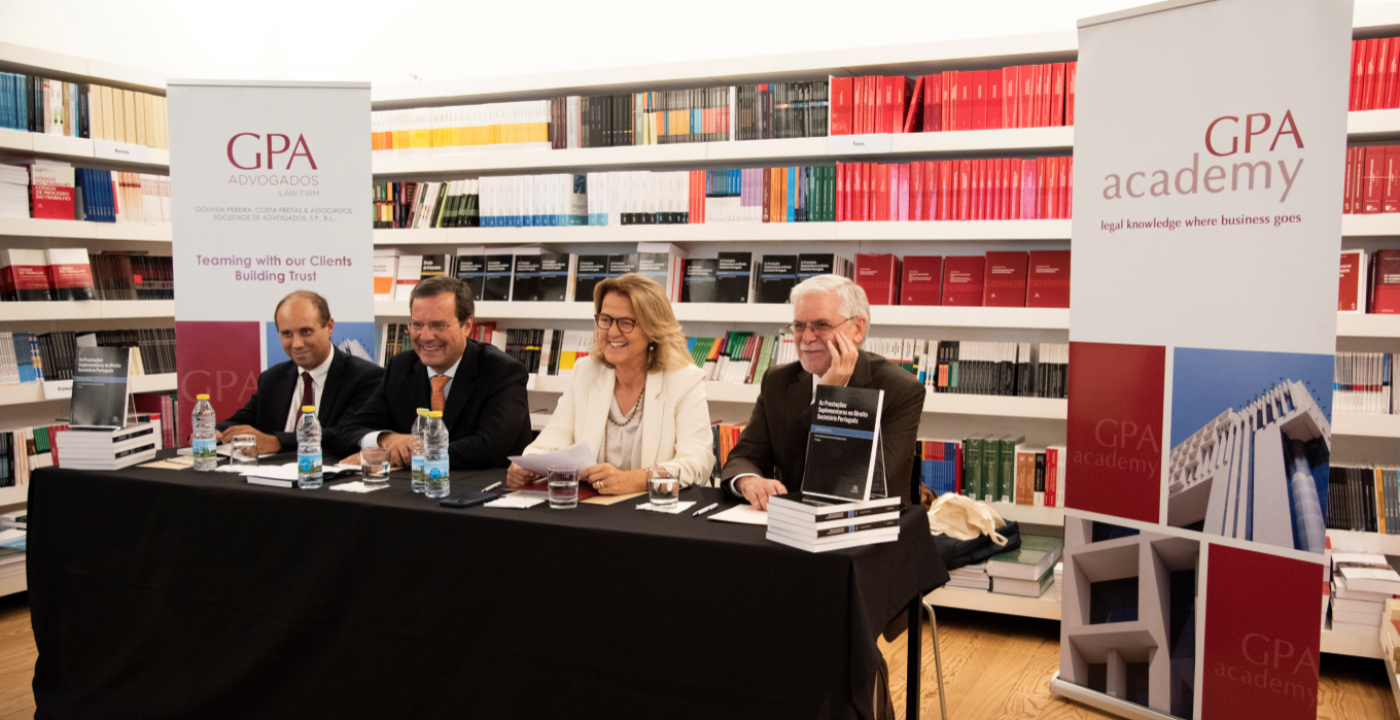 ALMEDINA hosts Sofia Gouveia Pereira and Francisco Rodrigues Rocha for the ceremony of presentation of the book «As Prestações Suplementares no Direito Societário Português»