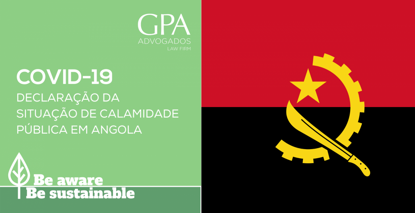 News Flash - Declaração da Situação de Calamidade Pública em Angola no âmbito da Covid-19