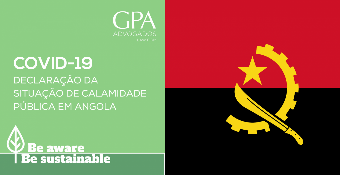 News Flash - Declaration of the Situation of Public Disaster in Angola within the scope of Covid-19