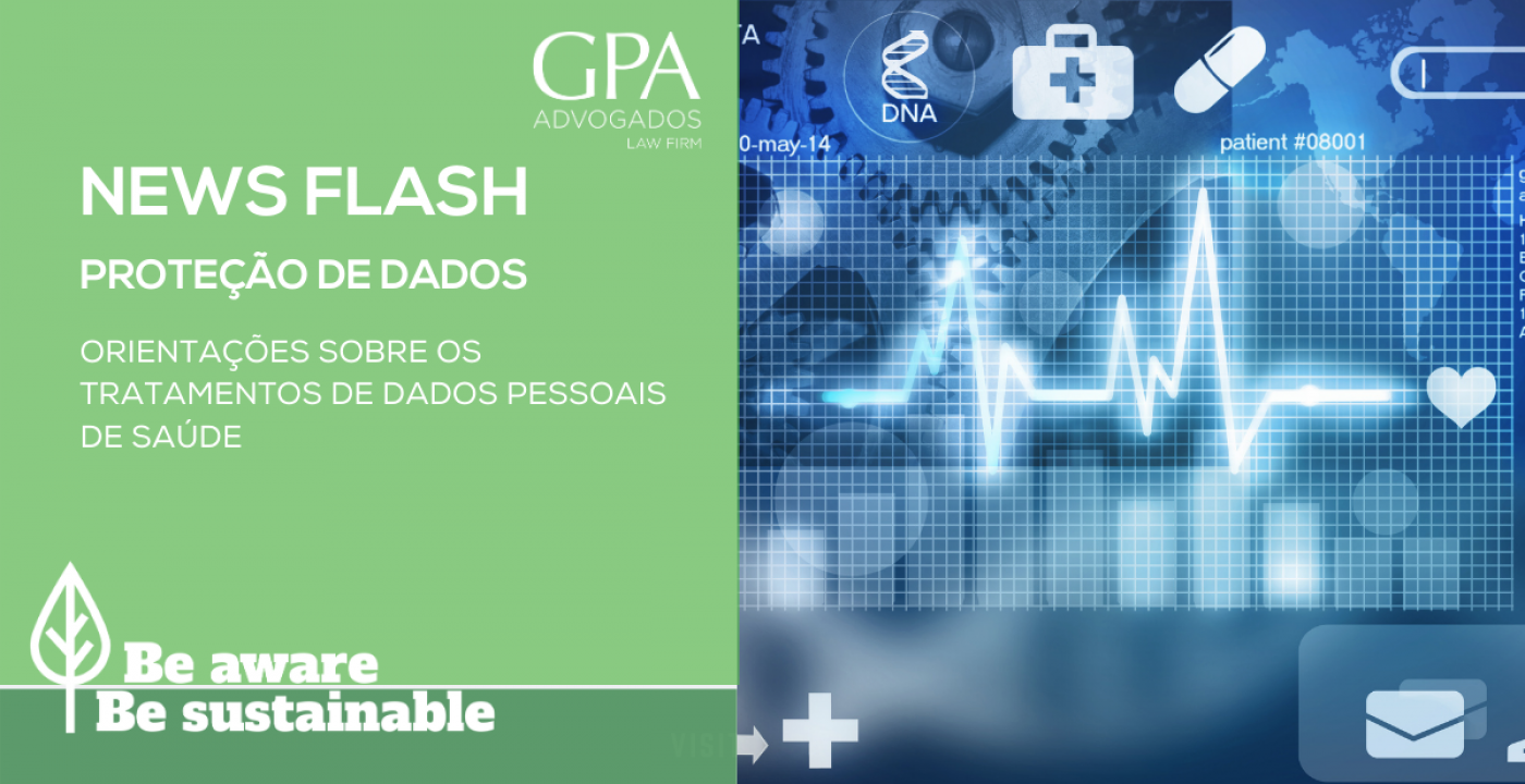 News Flash - CNPD – Orientações sobre os tratamentos de dados pessoais de saúde