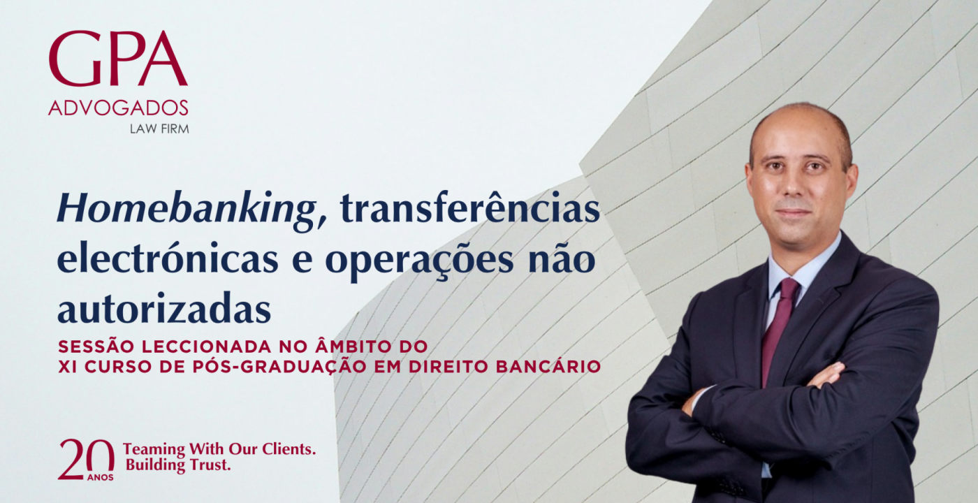 Sócio da GPA leccionou sessão no XI Curso de Pós-Graduação em Direito Bancário