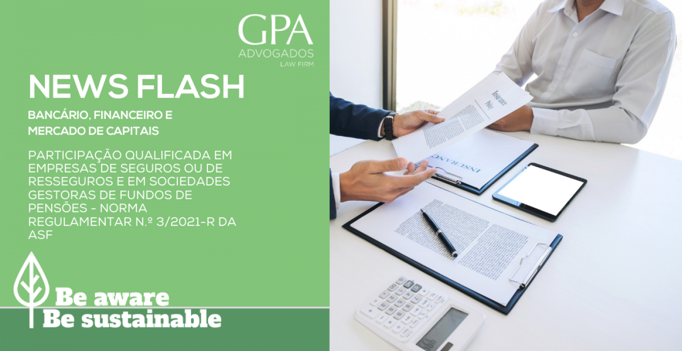 News Flash - Qualifying Holdings in insurance or reinsurance undertakings and pension fund management companies - ASF Regulatory Standard No. 3/2021-R