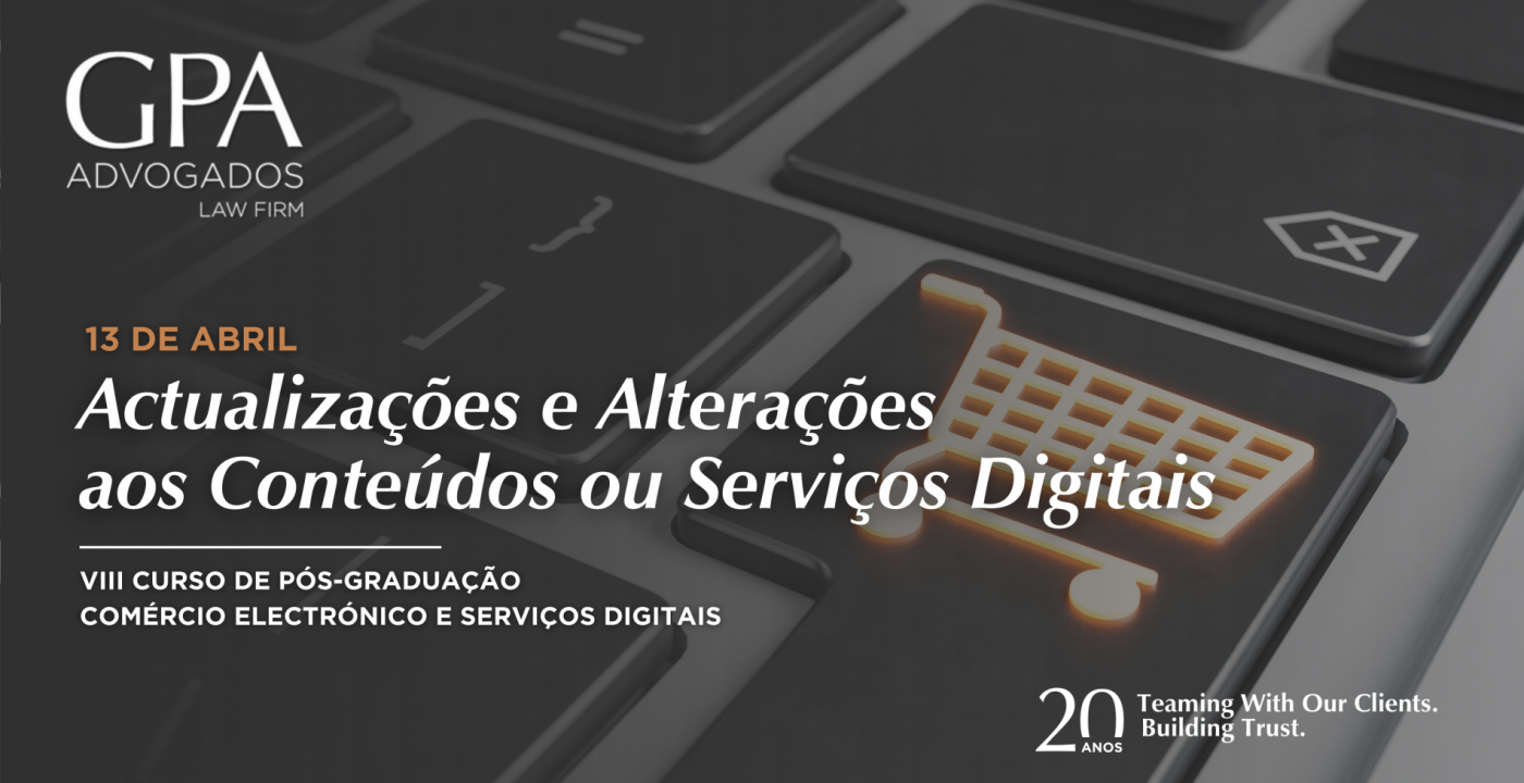 Sócio da GPA lecciona sessão no VIII Curso de Pós-Graduação em Comércio Electrónico e Serviços Digitais