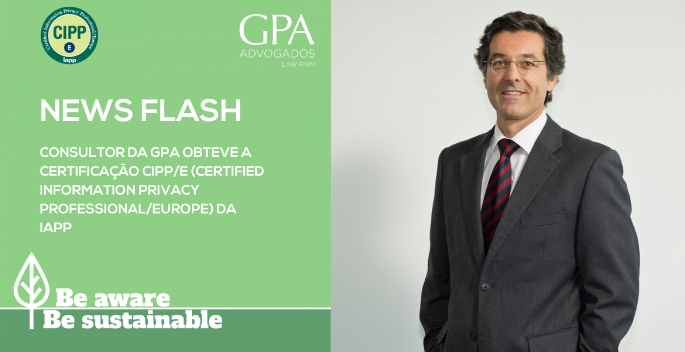 News Flash - GPA reforça competências na área da Proteção de Dados