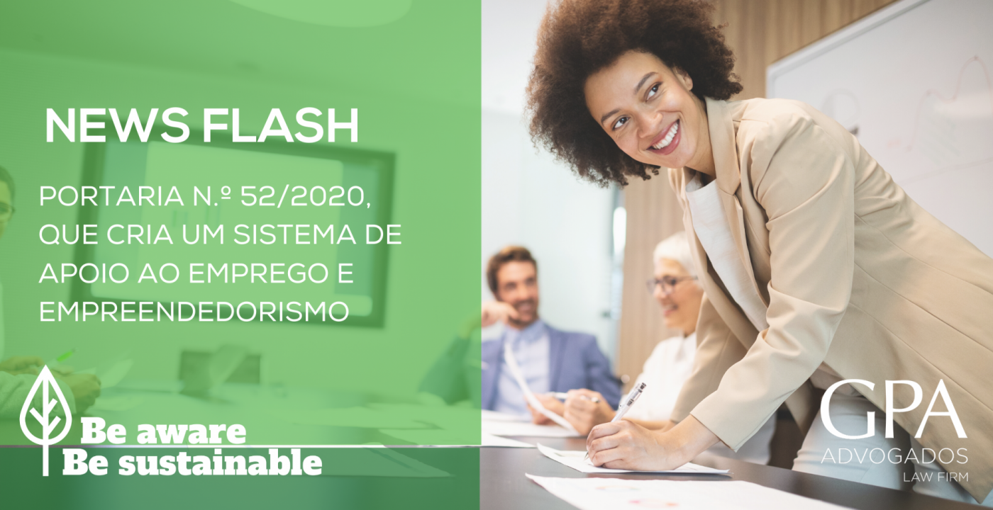 News Flash – Portaria que cria um sistema de apoio ao emprego e empreendedorismo